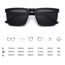 Load image into Gallery viewer, Rectangle Flat Top Shades - JACKMARC.COM
