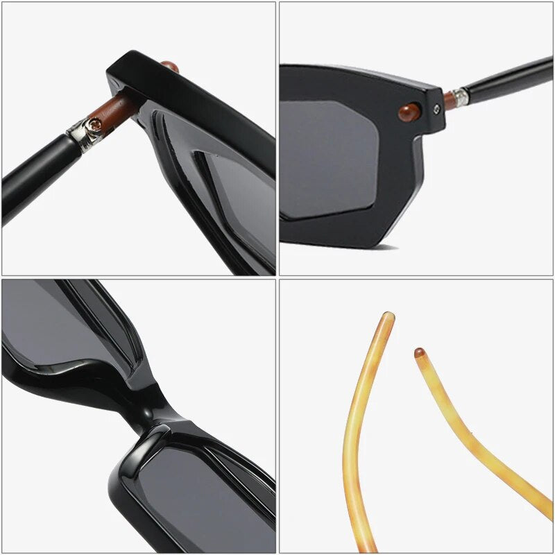 Retro Double Beam Sunglasses - Fashion Statement 