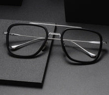 Load image into Gallery viewer, Retro  Frame Vintage Square Prescription Eyeglasses for Men - JACKMARC.COM
