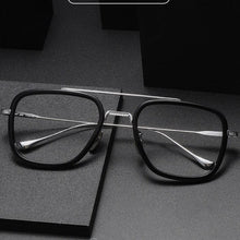 Load image into Gallery viewer, Retro  Frame Vintage Square Prescription Eyeglasses for Men - JACKMARC.COM
