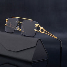 Load image into Gallery viewer, Retro Rimless Sunglasses For Men Steampunk Outdoor Cycling Sunglasses Men Women - Jack Marc - JACKMARC.COM
