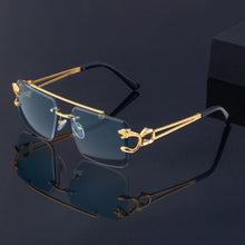 Load image into Gallery viewer, Retro Rimless Sunglasses For Men Steampunk Outdoor Cycling Sunglasses Men Women - Jack Marc - JACKMARC.COM
