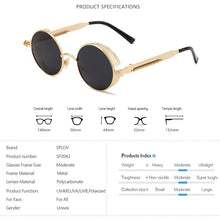 Load image into Gallery viewer, Retro Round Steampunk Sunglasses-JM - JACKMARC.COM
