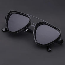 Load image into Gallery viewer, Retro Square Steampunk Sunglasses Men - JACKMARC.COM
