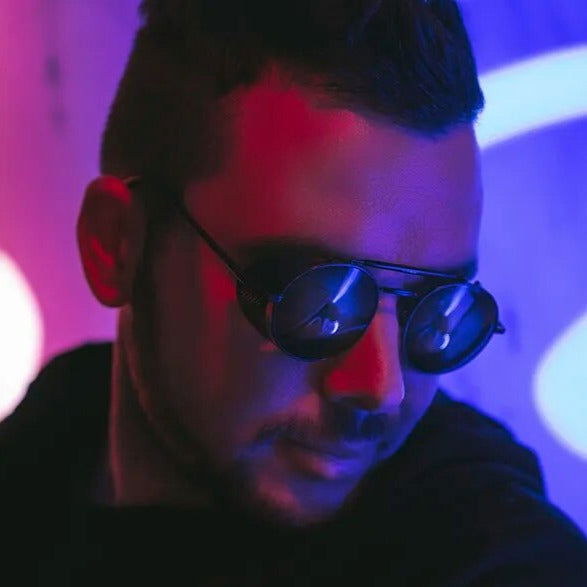 Retro Vintage Metal Round Punk Sunglasses - JACKMARC.COM