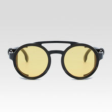 Load image into Gallery viewer, Retro Vintage Round Steampunk Sunglasses - JACKMARC.COM
