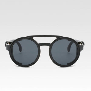 Retro Vintage Round Steampunk Sunglasses - JACKMARC.COM