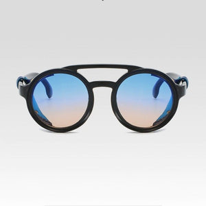 Retro Vintage Round Steampunk Sunglasses - JACKMARC.COM