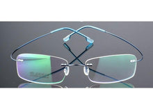 Load image into Gallery viewer, Rimless Titanium Glasses Frames Men Flexible Optical Frame Retro Glasses - JACKMARC - JACKMARC.COM
