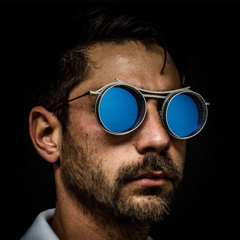 Round Steampunk Sunglasses - JACKMARC.COM
