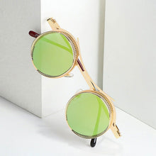 Load image into Gallery viewer, Round Steampunk Sunglasses - JACKMARC.COM
