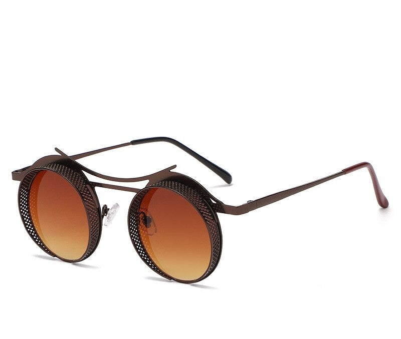 Round Steampunk Sunglasses - JACKMARC.COM