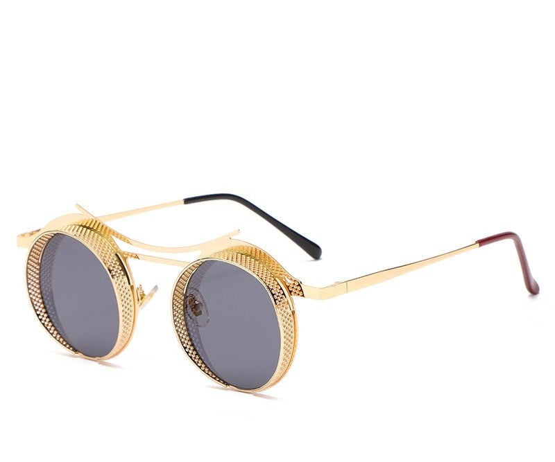 Round Steampunk Sunglasses - JACKMARC.COM