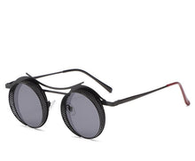 Load image into Gallery viewer, Round Steampunk Sunglasses - JACKMARC.COM
