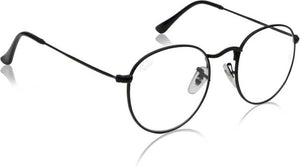 Round UV400 Black Eyeglasses - JACKMARC.COM