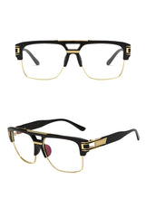 Load image into Gallery viewer, Geometric Oversize Black Eyeglasses
