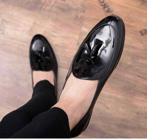 Shiny Moccasin Loafer For Office Wear And Casual Wear- JackMarc - JACKMARC.COM