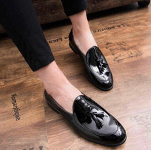 Load image into Gallery viewer, Shiny Moccasin Loafer For Office Wear And Casual Wear- JackMarc - JACKMARC.COM
