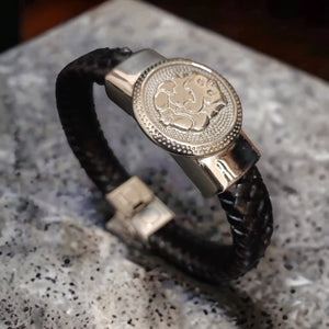 Shree Ganesh Silver Bracelet For Men - JACKMARC.COM