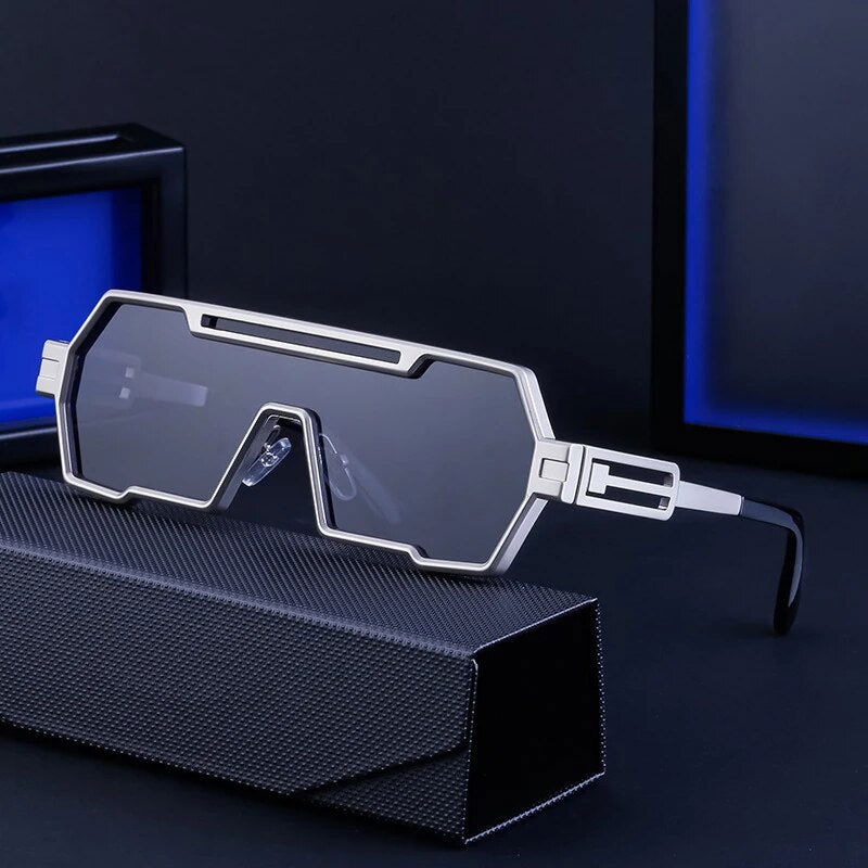 Square Vintage Punk Fashion Glasses Retro - JACKMARC.COM