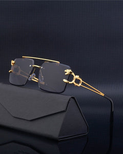 Steampunk Retro Rimless Sunglasses - JACKMARC.COM