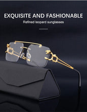 Load image into Gallery viewer, Steampunk Retro Rimless Sunglasses - JACKMARC.COM
