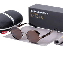 Load image into Gallery viewer, Steampunk Retro Round Design Sunglasses - JACKMARC.COM
