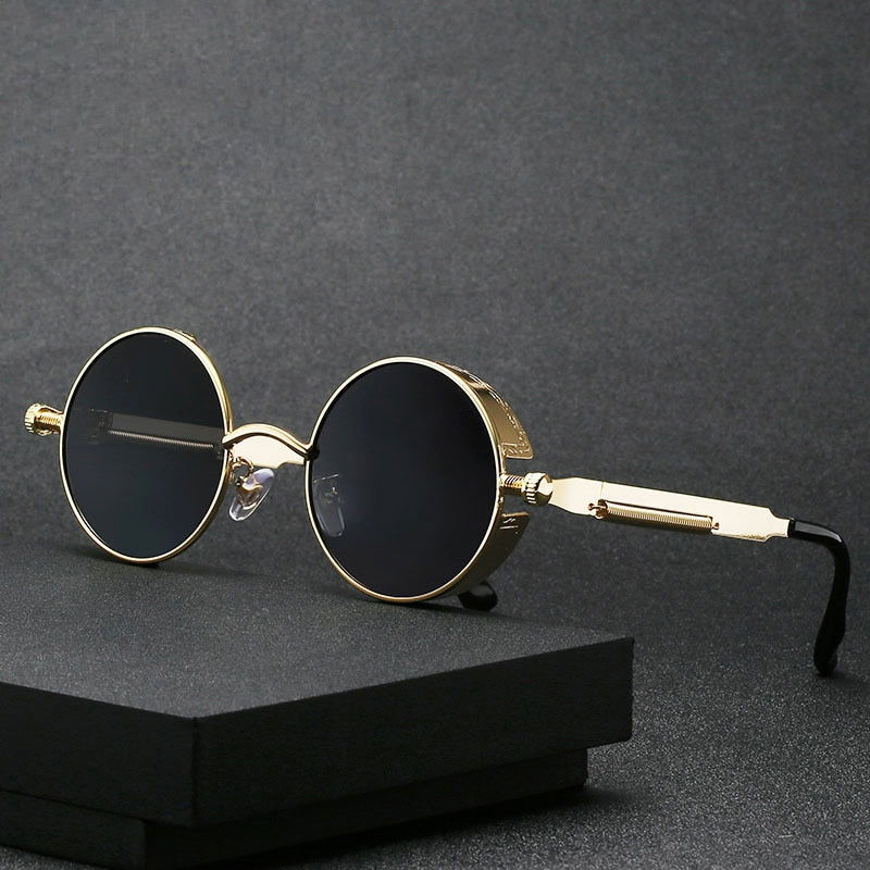 Steampunk Round Sunglasses Man Woman - JACKMARC.COM