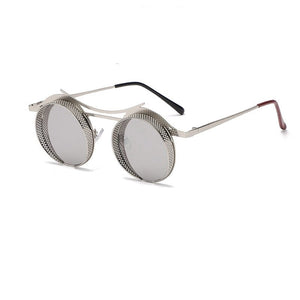 Steampunk Vintage Luxury Round Punk Glasses - JACKMARC.COM