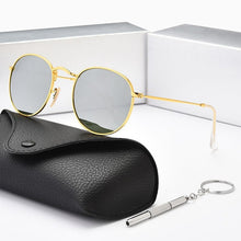 Load image into Gallery viewer, Steampunk Vintage Round Sunglasses - JACKMARC.COM
