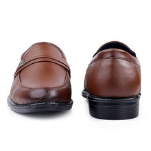 Load image into Gallery viewer, Stylish Loafer Brown Leather Shoes - JACKMARC.COM
