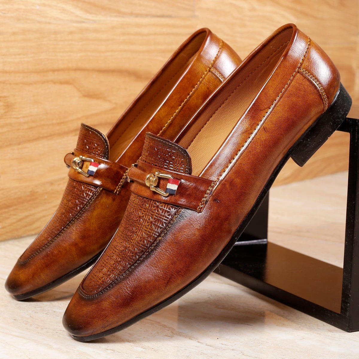 Stylish Moccasin Slip on Shoe For Men Party And Casual Wear -JackMarc - JACKMARC.COM