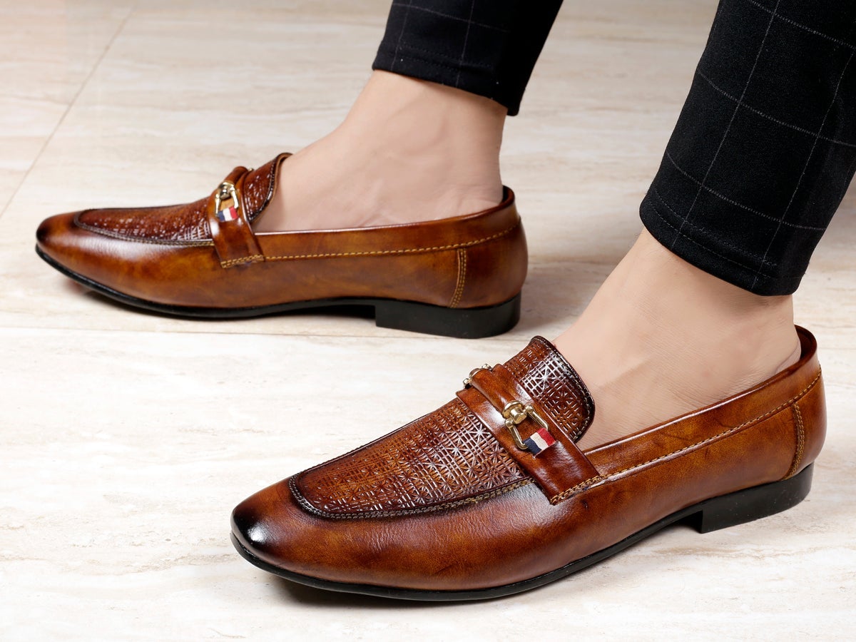 Stylish Moccasin Slip on Shoe For Men Party And Casual Wear -JackMarc - JACKMARC.COM