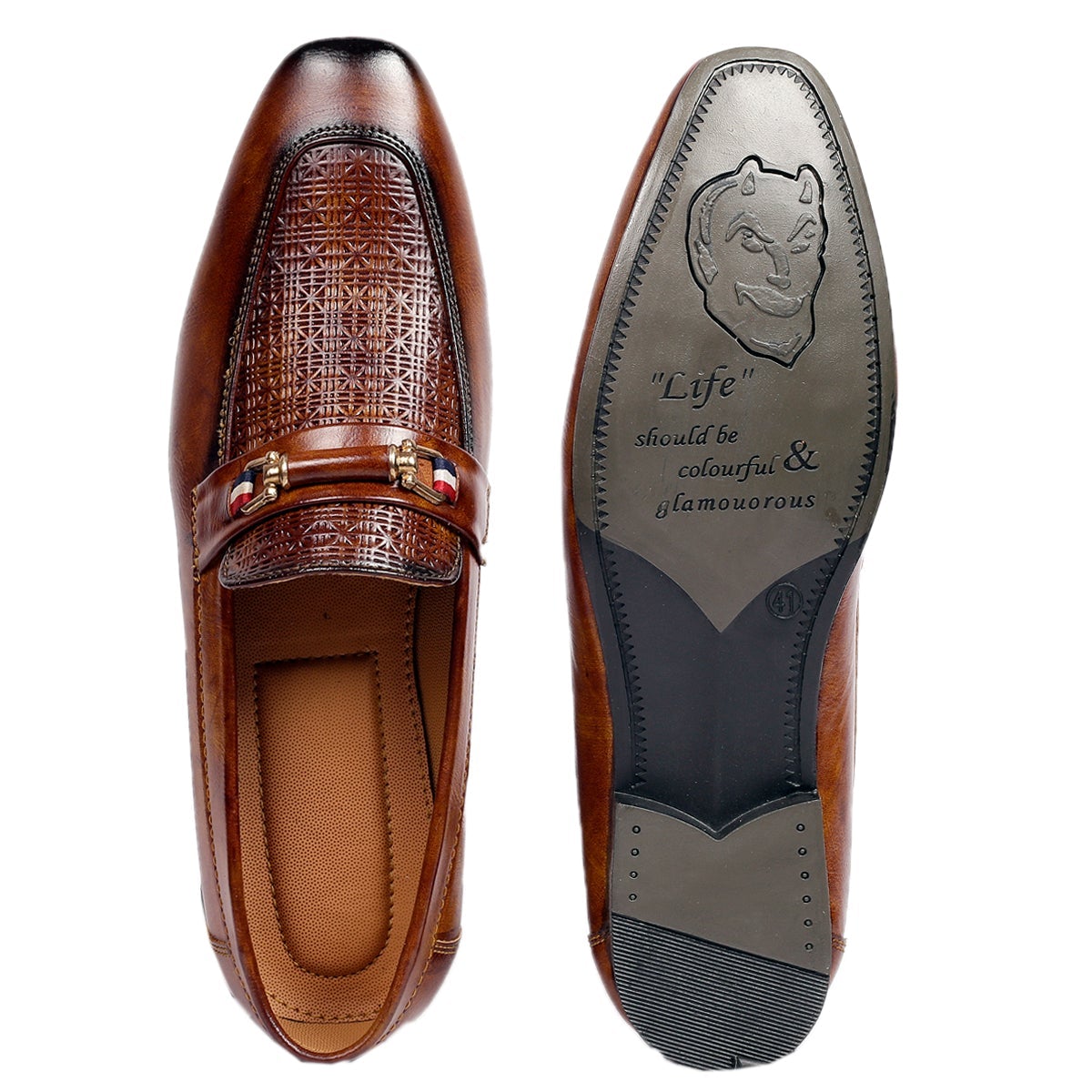 Stylish Moccasin Slip on Shoe For Men Party And Casual Wear -JackMarc - JACKMARC.COM