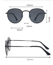 Load image into Gallery viewer, The Oval Black Sunglasses-JM - JACKMARC.COM
