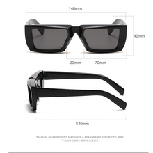 Load image into Gallery viewer, The hip hop rectangle sunglasses - JACKMARC.COM
