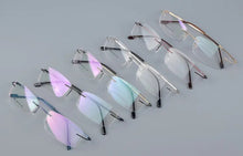 Load image into Gallery viewer, Titanium Alloy Rimless Glasses Frame for Men - JACKMARC.COM
