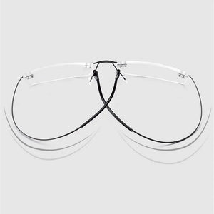 Titanium Alloy Rimless Glasses Frame for Men - JACKMARC.COM