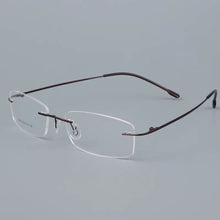 Load image into Gallery viewer, Titanium Alloy Rimless Glasses Frame for Men - JACKMARC.COM
