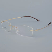 Load image into Gallery viewer, Titanium Alloy Rimless Glasses Frame for Men - JACKMARC.COM
