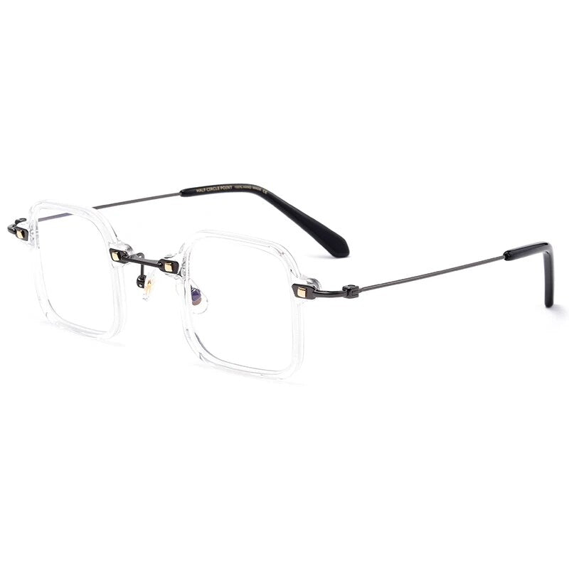 Titanium Men Eyeglasses Square Glasses Frame - JACKMARC.COM