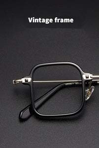 Titanium Men Eyeglasses Square Glasses Frame - JACKMARC.COM