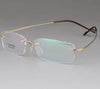 Titanium Unisex Rimless Optical Frame - Model 8007 - JACKMARC.COM