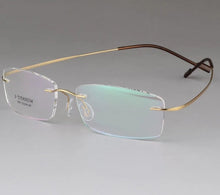 Load image into Gallery viewer, Titanium Unisex Rimless Optical Frame - Model 8007 - JACKMARC.COM
