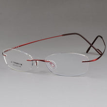 Load image into Gallery viewer, Titanium Unisex Rimless Optical Frame - Model 8007 - JACKMARC.COM
