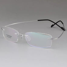 Load image into Gallery viewer, Titanium Unisex Rimless Optical Frame - Model 8007 - JACKMARC.COM
