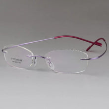 Load image into Gallery viewer, Titanium Unisex Rimless Optical Frame - Model 8007 - JACKMARC.COM
