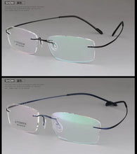 Load image into Gallery viewer, Titanium Unisex Rimless Optical Frame - Model 8007 - JACKMARC.COM
