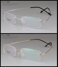 Load image into Gallery viewer, Titanium Unisex Rimless Optical Frame - Model 8007 - JACKMARC.COM
