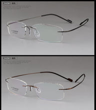 Load image into Gallery viewer, Titanium Unisex Rimless Optical Frame - Model 8007 - JACKMARC.COM
